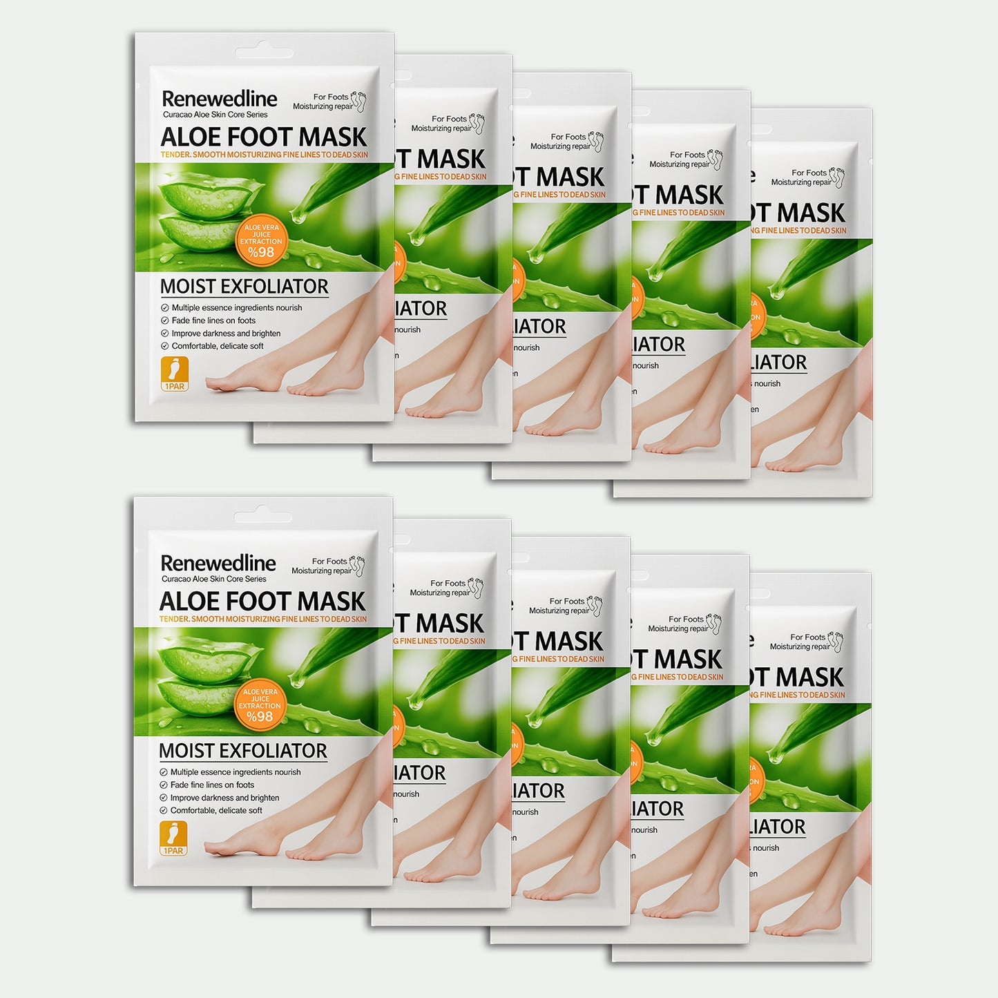 Renewedline Aloe Foot Mask