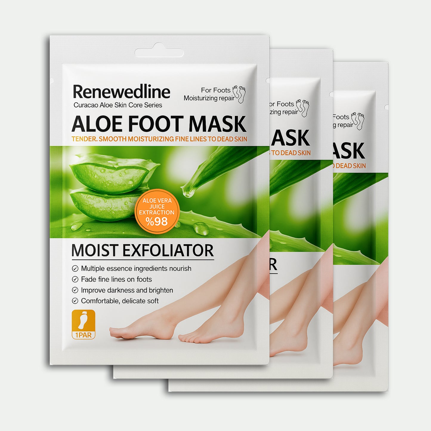 Renewedline Aloe Foot Mask