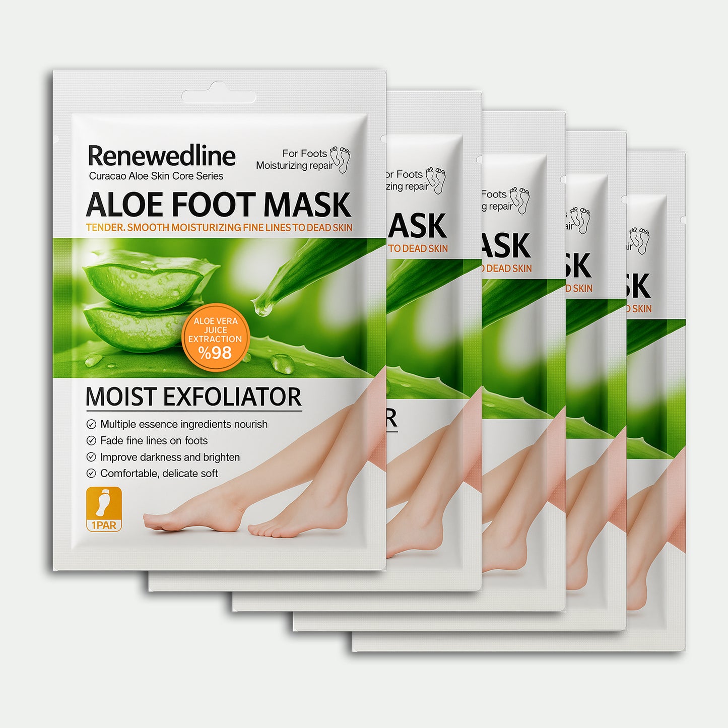 Renewedline Aloe Foot Mask